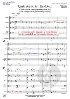 Quintett in Es-Dur von Ludwig van Beethoven 