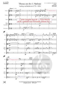 Thema aus der 5. Sinfonie von Ludwig van Beethoven 