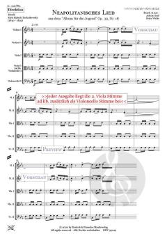 Neapolitanisches Lied von Peter Iljitsch Tschaikowsky 