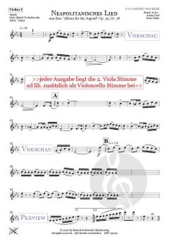 Neapolitanisches Lied von Peter Iljitsch Tschaikowsky 