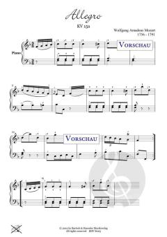 Allegro KV 15a von Wolfgang Amadeus Mozart 
