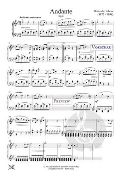 Andante mit Polonaise op. 4 von Heinrich Lichner 