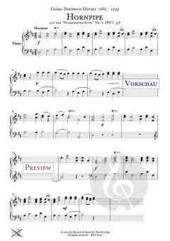 Hornpipe HWV 348 von Georg Friedrich Händel 