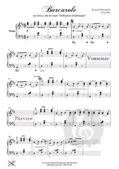 Barcarole von Jacques Offenbach 