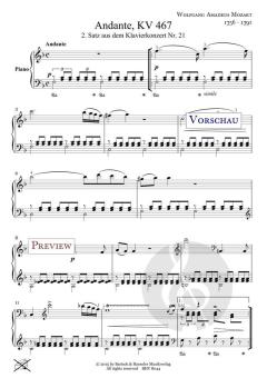 Andante KV 467 von Wolfgang Amadeus Mozart 