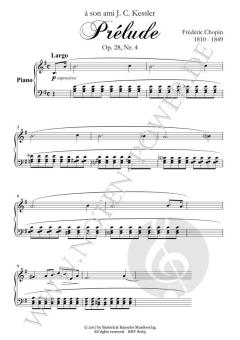 Prélude op. 28, Nr. 4 von Frédéric Chopin 