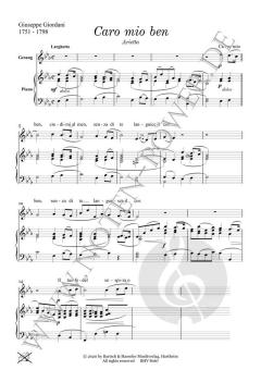 Caro mio ben von Giuseppe Giordani 