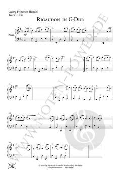 Rigaudon in G-Dur von Georg Friedrich Händel 