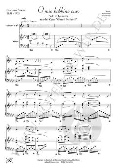 O mio Babbino caro, Solo di Lauretta - aus der Oper "Gianni Schicchi" von Giacomo Puccini 