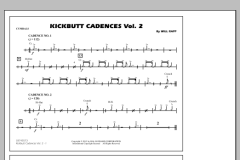 Kickbutt Cadences Vol. 2 von Will Rapp (Download) 