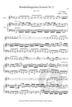 Brandenburgisches Konzert Nr. 2 F-Dur BWV 1047 von Johann Sebastian Bach 