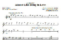 Almost Like Being In Love von Frederick Loewe (Download) 