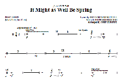 It Might As Well Be Spring von Rodgers & Hammerstein (Download) 