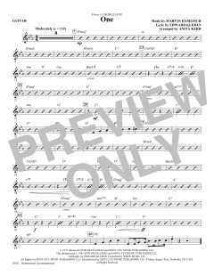 One From A Chorus Line von Marvin Hamlisch (Download) 