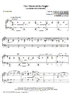 The Music Of The Night von Andrew Lloyd Webber (Download) 