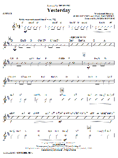 Yesterday von The Beatles (Download) 