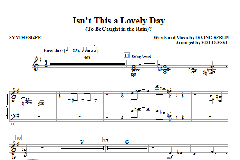 Isn't This A Lovely Day von Irving Berlin (Download) 