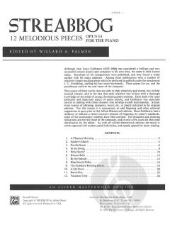 12 Melodious Pieces, Book 1, Op. 63 von Louis Streabbog 
