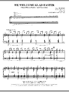 We Welcome Glad Easter von Welsh Melody (Download) 