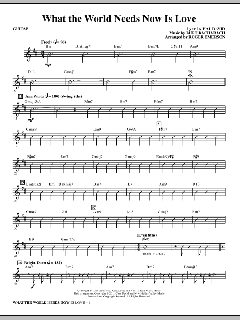 What The World Needs Now Is Love von Burt Bacharach (Download) 