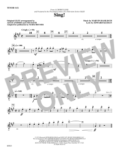 Sing! From A Chorus Line von Marvin Hamlisch (Download) 