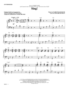 Sing! From A Chorus Line von Marvin Hamlisch (Download) 