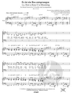 Es ist ein Ros’ entsprungen von Niko Schlenker (Download) 