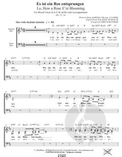 Es ist ein Ros’ entsprungen von Niko Schlenker (Download) 