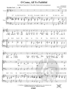 O Come, All Ye Faithful von Niko Schlenker (Download) 