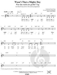 Wasn’t That a Mighty Day - War das nicht ein großer Tag von Niko Schlenker (Download) 