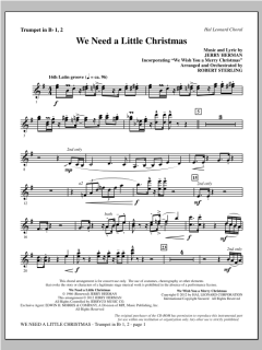 We Need A Little Christmas von Jerry Herman (Download) 