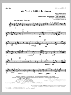 We Need A Little Christmas von Jerry Herman (Download) 