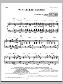 We Need A Little Christmas von Jerry Herman (Download) 