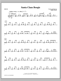 Santa Claus Boogie von Kirby Shaw (Download) 