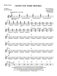 I Knew You Were Trouble von Taylor Swift (Download) 