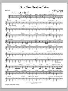 On A Slow Boat To China von Frank Loesser (Download) 