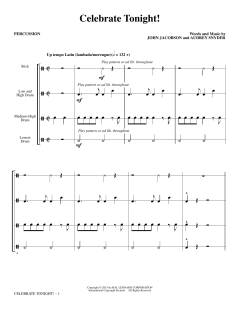 Celebrate Tonight! von Audrey Snyder (Download) 