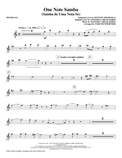One Note Samba von Antonio Carlos Jobim (Download) 