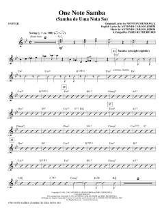 One Note Samba von Antonio Carlos Jobim (Download) 