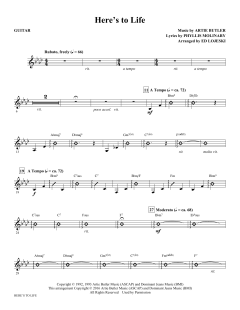 Here's To Life von Artie Butler (Download) 