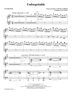 Unforgettable von Irving Gordon (Download) 