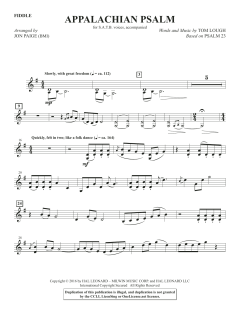 Appalachian Psalm von Tom Lough (Download) 