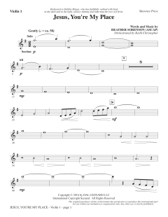Jesus, You're My Place von Heather Sorenson (Download) 