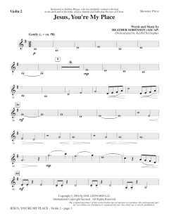 Jesus, You're My Place von Heather Sorenson (Download) 