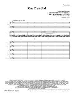 One True God von Steven Curtis Chapman (Download) 