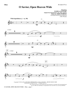 O Savior, Open Heaven Wide von John Purifoy (Download) 