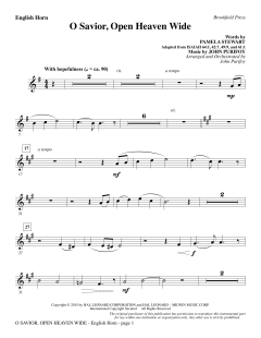 O Savior, Open Heaven Wide von John Purifoy (Download) 