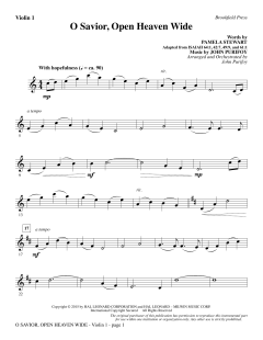 O Savior, Open Heaven Wide von John Purifoy (Download) 