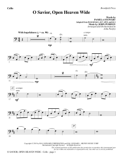 O Savior, Open Heaven Wide von John Purifoy (Download) 