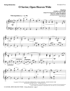 O Savior, Open Heaven Wide von John Purifoy (Download) 